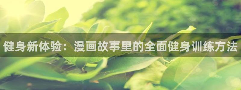 喵趣动漫：健身新体验：漫画故事里的全面健身训练方法
